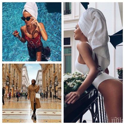 ЗИМА ЛИ? Николета полугола в центъра на София - плеймейтката шета по щръкнали зърна из "Лозенец" (ГОРЕЩИ ПАПАРАШКИ СНИМКИ)