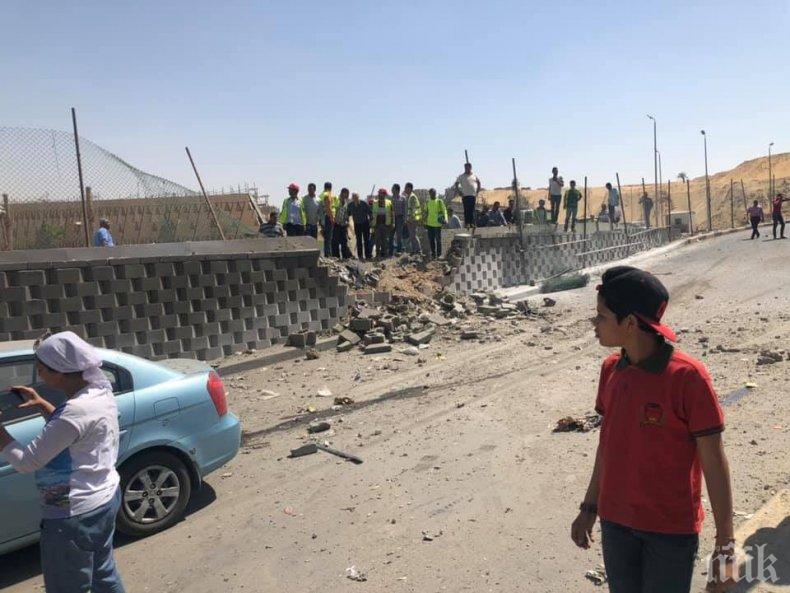 В ЕГИПЕТ: Експлозия до автобус при пирамидите, 14 души са пострадали (СНИМКИ)