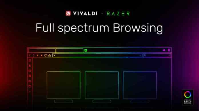 Браузърът Vivaldi 2.5 поддържа технологията Razer Chroma за управление на подсветката