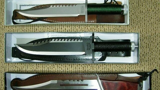 Експозиция - ножът, в Исторически музей Пловдив