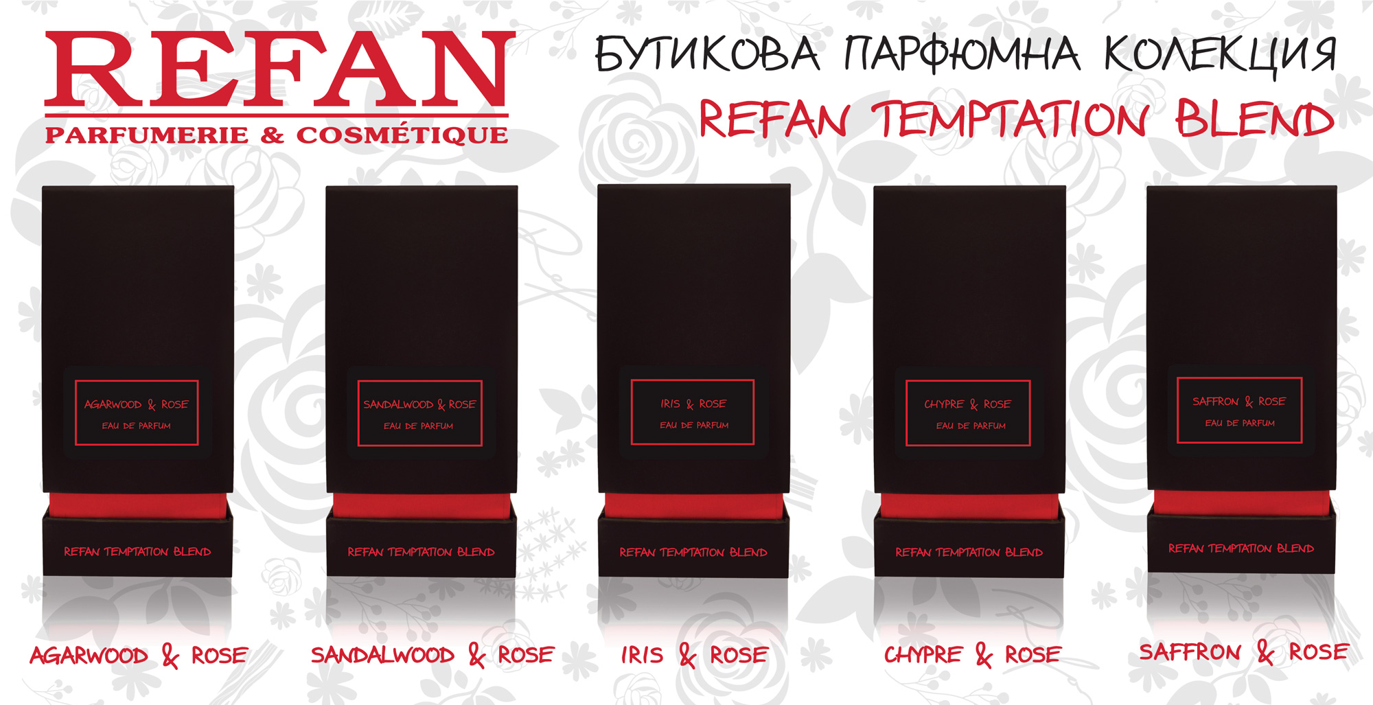 Бутикова парфюмна колекция REFAN TEMPTATION BLEND – авангардни аромати за ценители
