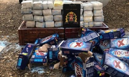 Пране на пари, буквално: 50 кг кокаин – скрит в кутии от прах за пране