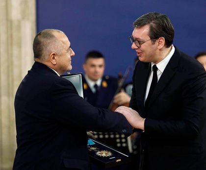 Премиерът Бойко Борисов беше удостоен с „Орденът на Република Сърбия“