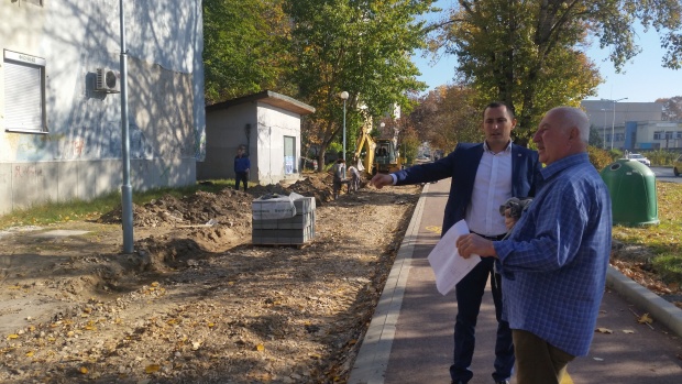 Ральо Ралев инспектира ремонтите по бул.“България“