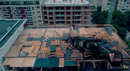 Зрелищно ВИДЕО от пожара в жилищен комплекс