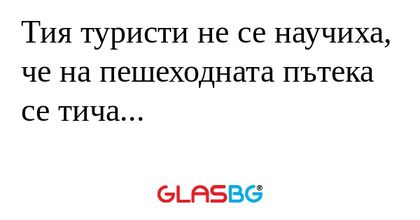 Тия туристи не се научиха, че на...