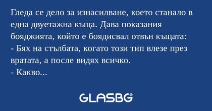 Гледа се дело за изнасилване, което...