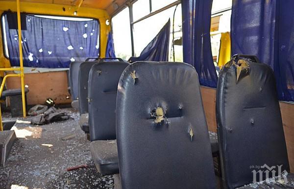 ОТ ПОСЛЕДНИТЕ МИНУТИ! Пътнически автобус се взриви в Дебалцево! Има жертви