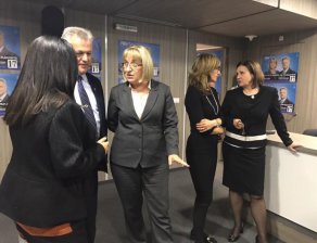 Всички министри на ГЕРБ очакват резултатите от вота