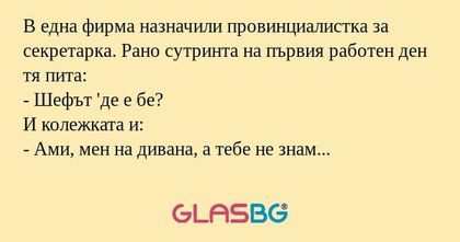 В една фирма назначили провинциалистка...