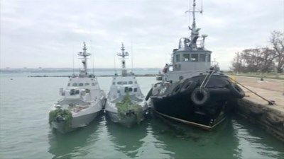 Украйна обвини Русия, че блокира Керченския проток с умишлени задръствания