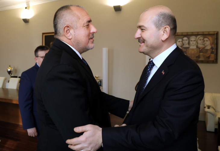 Борисов проведе важна среща с турския вътрешен министър