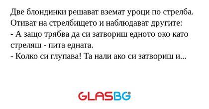 Две блондинки решават вземат уроци...
