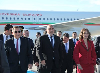 Бойко Борисов кацна в Истанбул за откриването на третото летище (Снимки)