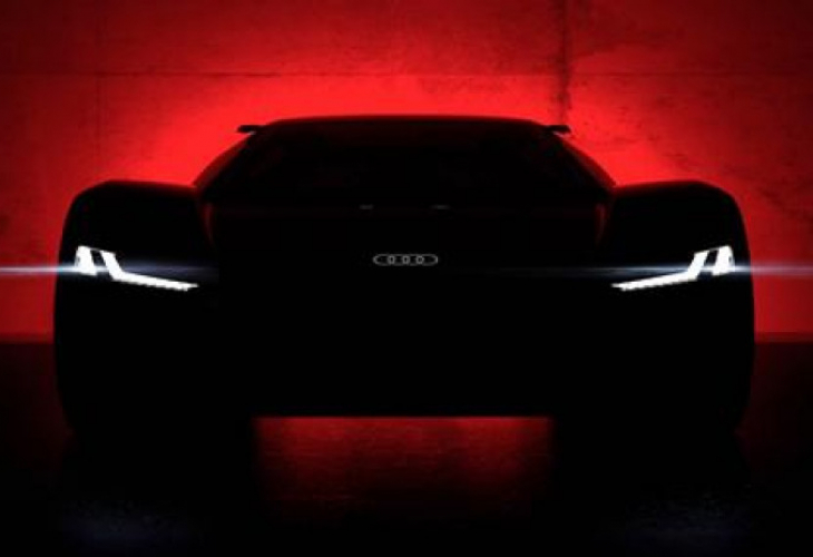 Audi с първа СНИМКА на нова суперкола на ток
