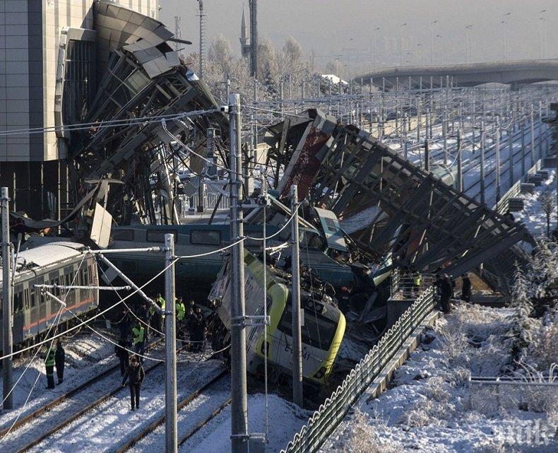 Расте броят на загиналите в адската влакова катастрофа в Турция
