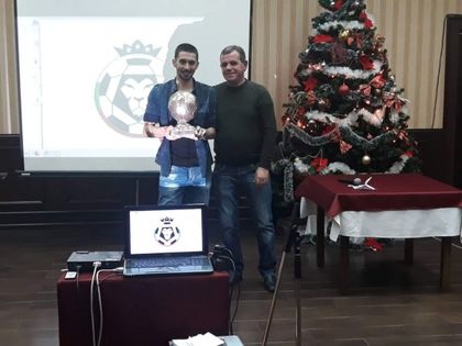 Пламен Гетов награди футболист номер 1 в БАМФ Плевен