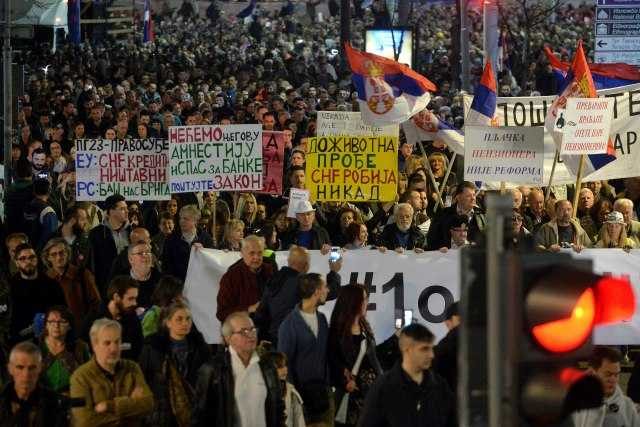 „Локално“ (Македония): Проведе се поредният антиправителствен протест в Белград