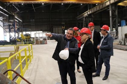 Европейски избори 2019 г.: Елена Йончева посети най-големия завод за алуминиеви продукти в България