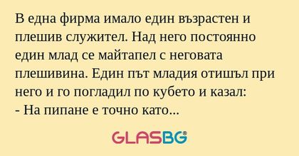 В една фирма имало един възрастен...