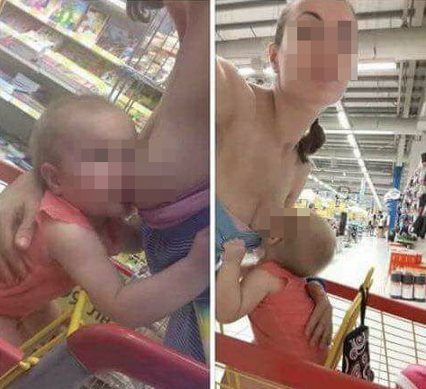 Пловдивчанка разпали отново мрежата на тема кърмене на публични места! Нахрани бебето си в Джъмбо СНИМКА