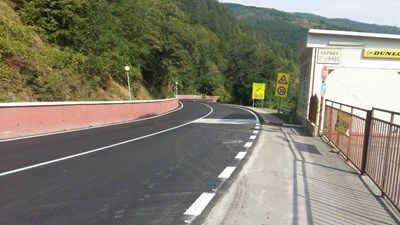 Опасният участък от пътя Своге - София е с нов асфалт и маркировка