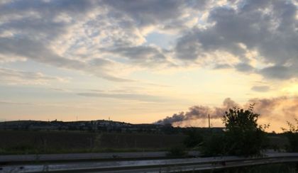 Голям пожар край Пловдив, има опасност от замърсяване на въздуха!