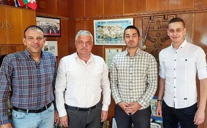Благоевград: Кметът на Гоце Делчев Владимир Москов се срещна с президента на Европейската федерация по мини футбол и председател на Българска асоциация Мини футбол