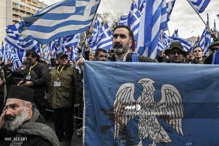 „Телма“ (Македония): В Атина се проведе протест срещу Договора от Преспа