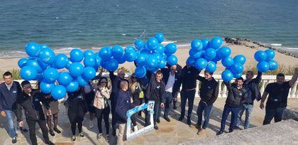 Европейски избори 2019: По случай 9 май Младежи ГЕРБ - Бургас пуснаха във въздуха 109 балона с послания за ЕС