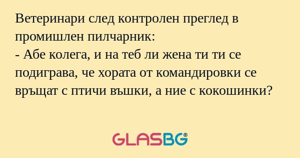 Ветеринари след контролен преглед...
