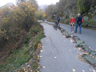 Пропадналият път до Асеновата крепост остава за ремонт напролет