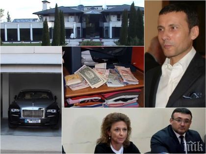 Фамилията на Миню Стайков се покри - жена му изчезна от обискирания палат в Бояна (СНИМКИ)