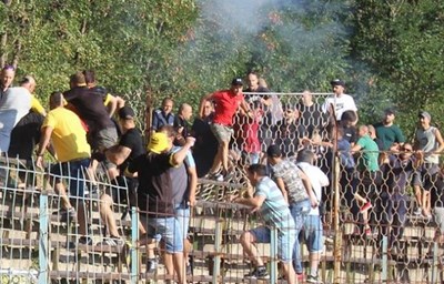 Няма задържани за масовия бой между агитките на футболния мач между 