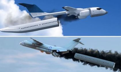 Самолетите на бъдещето ще спасяват пътниците с капсула (ВИДЕО)