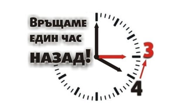 НЕ ЗАБРАВЯЙТЕ: Тази неделя връщаме стрелките с час назад