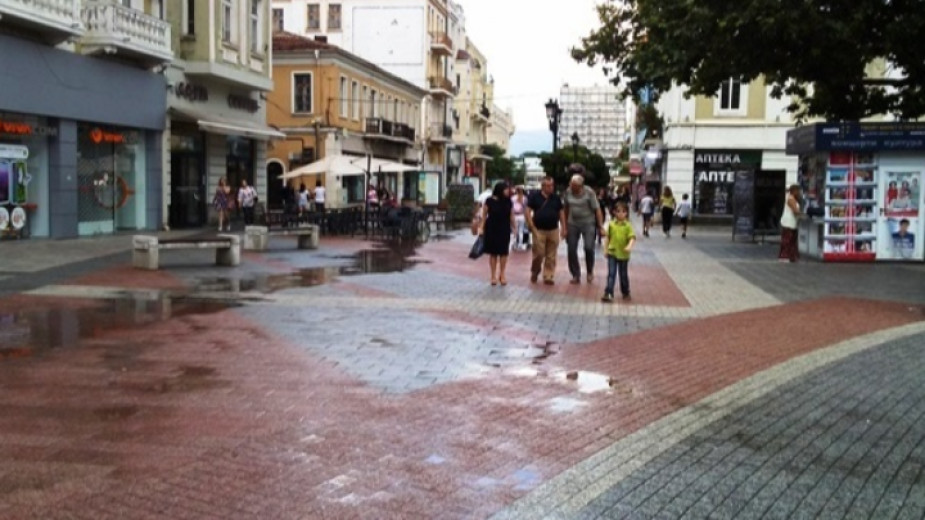Спокойна обстановка в Пловдив след снощния дъжд