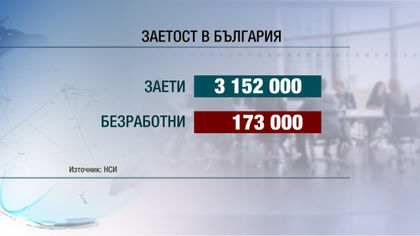 Рекордна заетост у нас в последната година: Броят на работещите достигна своя пик