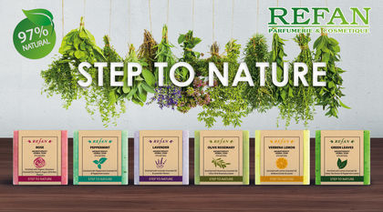 Здраве от природата с колекцията билкови сапуни STEP TO NATURE на REFAN