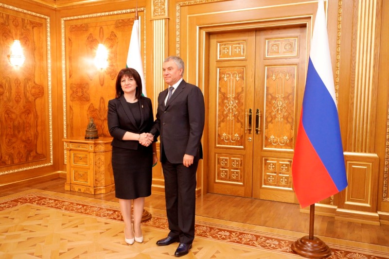 Председателят на НС Цвета Караянчева: България желае да развива с Русия отношения, основани на конструктивното сътрудничество и взаимното зачитане на интересите