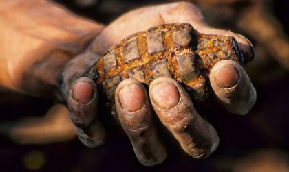 В пратка с картофи французи откриха... граната