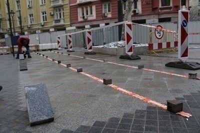 Махат водната стена от пл. “Гарибалди”