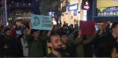 Протести в Истанбул срещу анулирането на резултатите от местните избори