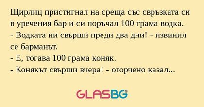 Щирлиц пристигнал на среща със...