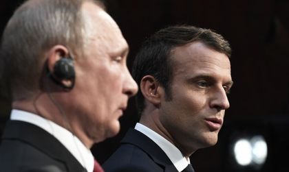 Макрон и Путин от Версай: Заедно в борбата с тероризма!