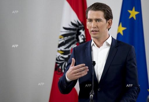 AFP: Партията на канцлера Себастиан Курц води на европейските избори в Австрия