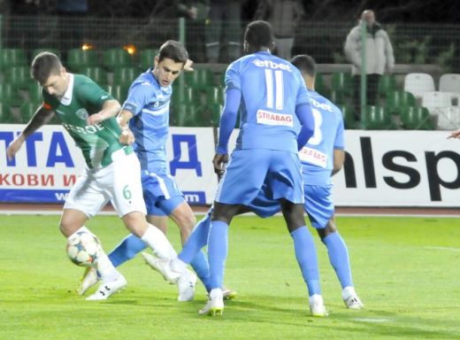 Берое - "Левски" 1:0, мачът по минути