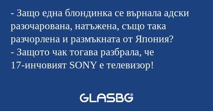 Защо една блондинка се върнала...