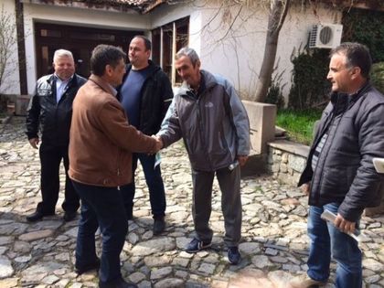 Запасните офицери в Карлово пожелаха успех на генерал Попов