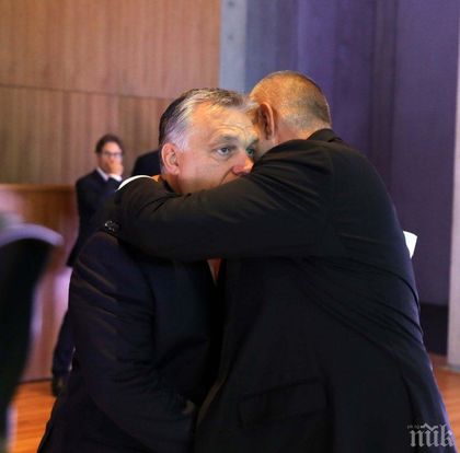 Насред скандалите за решението на кабинета за Унгария: Бойко прегърна Орбан